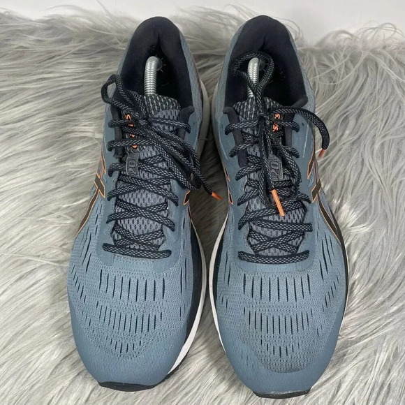 Asics Gel-Cumulus 20 Mens Size 12 Shoes Blue Orange Running Sneakers - Picture 4 of 11